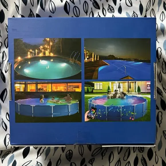 Professional LED Pool Lights, 2 Pack, Color Changing, Remote Control App Control - Picture 8 of 14